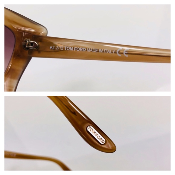 New TOM FORD Lana Brown Oversized Sunglasses - Picture 8 of 16
